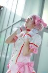 aihara_sakuto choker cosplay dress gloves hairbows kaname_madoka pink_hair puella_magi_madoka_magica twintails rating:Safe score:0 user:nil!