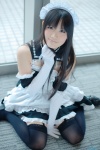 apron armbands cosplay elbow_gloves garter_straps gloves hairband kore_ga_watashi_no_goshujin-sama kurauchi_anna maid maid_uniform popuri ribbon_tie thighhighs zettai_ryouiki rating:Safe score:1 user:pixymisa