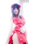 amami_haruka cosplay dress_lift hair_ribbons idolmaster qipao shino_kei the_kei_m@ster rating:Safe score:0 user:nil!