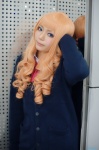 blonde_hair blouse cardigan cosplay original rinto school_uniform rating:Safe score:0 user:nil!