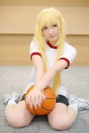 basketball bike_shorts blonde_hair cosplay gym_uniform mike misawa_maho ro-kyu-bu! shorts socks tshirt twintails rating:Safe score:0 user:pixymisa