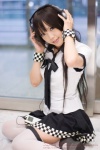 blouse cosplay djmax headphones kipi pleated_skirt skirt sweet_shining_shooting_star_(djmax) thighhighs zettai_ryouiki rating:Safe score:5 user:twistero