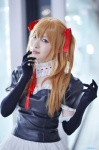 ayase cosplay dress elbow_gloves gloves neon_genesis_evangelion red_hair soryu_asuka_langley twintails rating:Safe score:2 user:nil!