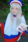asachiba_miyuru cosplay dress dress_lift hakata_no_sio hakata-san hat silver_hair thighhighs rating:Safe score:0 user:nil!