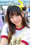 amaguri_irufu cosplay hairband idolmaster idolmaster_cinderella_girls shimamura_uzuki tshirt rating:Safe score:0 user:pixymisa