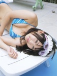 bikini cleavage goggles hairband pool side-tie_bikini suenaga_yoshiko swimsuit rating:Safe score:1 user:nil!