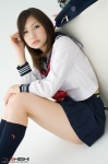 costume girlz_high ishii_kaori kneesocks miniskirt pleated_skirt sailor_uniform school_uniform skirt rating:Safe score:1 user:nil!