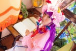cosplay dress hat love_saotome patchouli_knowledge purple_hair robe touhou rating:Safe score:0 user:nil!
