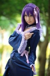 choker cosplay fate/hollow_ataraxia fate/series gown hairbow hazuki_minami matou_sakura purple_hair rating:Safe score:0 user:nil!