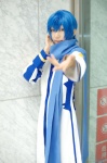 blue_hair coat cosplay crossplay kaito scarf tatsuki_(ii) vocaloid rating:Safe score:0 user:nil!