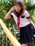 bookbag kana_(iii) pleated_skirt sailor_uniform school_uniform skirt rating:Safe score:0 user:nil!