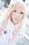 blonde_hair cosplay dress hairbow kurenai_aiki macross macross_frontier sheryl_nome rating:Safe score:0 user:pixymisa