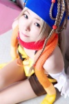 blonde_hair braids cosplay final_fantasy final_fantasy_x final_fantasy_x-2 koto_(ii) rikku scarf skirt rating:Safe score:0 user:Log