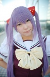 cosplay natsume_megumi primula purple_hair sailor_uniform school_uniform shuffle! twintails vest rating:Safe score:1 user:nil!
