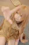 animal_ears blonde_hair boots cosplay dress eevee harumiya_yun pokemon rating:Safe score:0 user:pixymisa