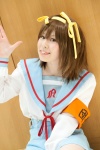 anko armband cosplay hairband hair_ribbons pleated_skirt sailor_uniform school_uniform skirt suzumiya_haruhi suzumiya_haruhi_no_yuuutsu rating:Safe score:0 user:pixymisa