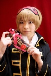 blonde_hair candy_bar cosplay eyemask gintama katou_mari okita_sougo uniform rating:Safe score:1 user:nil!