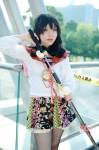 blouse cape cosplay hachimaru katana miniskirt pantyhose skirt sword tagme_character tagme_series rating:Safe score:3 user:nil!