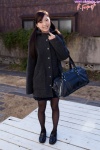 black_legwear coat nishihama_fuuka pantyhose pleated_skirt school_uniform skirt twintails rating:Safe score:0 user:nil!