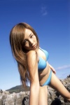 beach bikini cleavage honeybee_x2 natsukawa_jun swimsuit rating:Safe score:0 user:nil!