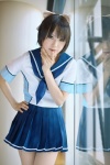 cosplay hairbow kipi love_plus pleated_skirt sailor_uniform school_uniform skirt takane_manaka rating:Safe score:1 user:nil!