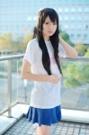 akiyama_mio cosplay kii_anzu k-on! pleated_skirt skirt tshirt rating:Safe score:0 user:nil!