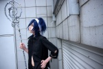 blue_hair cosplay headband hotsuma houtou_singi yura_furube rating:Safe score:0 user:Log