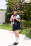 bookbag kneesocks pleated_skirt ponytail sailor_uniform school_uniform skirt yamanaka_tomoe rating:Safe score:1 user:nil!