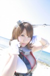 beach cosplay gloves hairband halter_top kantai_collection mutsu_(kantai_collection) ocean ou saku rating:Safe score:0 user:nil!