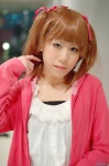 blouse cosplay hair_ribbons hoodie marui_mitsuba mitsudomoe sakuru twintails rating:Safe score:0 user:nil!