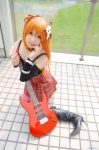 cosplay guitar neon_genesis_evangelion soryu_asuka_langley zero_inch rating:Safe score:0 user:Log