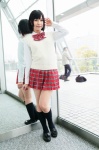 blouse chizuru_(ii) cosplay hata_sawako_(cosplay) kneesocks pleated_skirt school_uniform ske48 skirt rating:Safe score:1 user:nil!