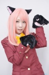 animal_ears blazer blouse cat_ears cosplay hashimoto_nyaa multi-colored_hair osomatsu-kun osomatsu-san paw_gloves school_uniform you_(ii) rating:Safe score:0 user:nil!