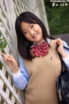 blouse bookbag kayama_rei school_uniform sweater_vest rating:Safe score:0 user:nil!