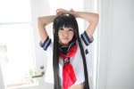 akiloveschool cosplay itsuki_akira original pleated_skirt sailor_uniform school_uniform skirt rating:Safe score:0 user:nil!