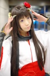 cosplay gauntlets guge_maku_2ex horns inu_boku_secret_service kimono pleated_skirt scarf shirakiin_ririchiyo skirt rating:Safe score:0 user:nil!