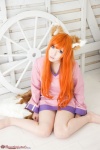 animal_ears blouse cosplay horo orange_hair saku saku_to_koshinryo_horo spice_and_wolf tail wolf_ears rating:Safe score:0 user:nil!