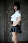 blouse cosplay kneesocks okino_mayoko pleated_skirt skirt twin_braids yuuki_mio zone-00 rating:Safe score:6 user:pixymisa