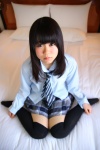 blouse pleated_skirt rui_(iv) skirt thighhighs tie zettai_ryouiki rating:Safe score:0 user:pixymisa
