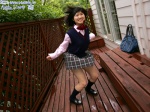 blouse bookbag iino_ayaka kneesocks pleated_skirt school_uniform skirt sweater_vest rating:Safe score:0 user:nil!