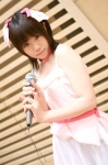 amami_haruka cosplay idolmaster kanami_aoko microphone skirt rating:Safe score:0 user:Log