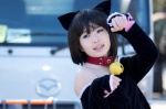animal_ears bell cat_ears collar cosplay dress inami_yuri original rating:Safe score:1 user:pixymisa