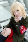 aiba_ai armband blonde_hair blouse boots cosplay dolls kamijou_riku pleated_skirt skirt tie trench_coat rating:Safe score:1 user:nil!