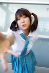 blouse cosplay idolmaster pleated_skirt school_uniform shino_kei skirt takatsuki_yayoi tie twintails rating:Safe score:0 user:nil!