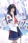 ao_no_kanata_no_four_rhythm cosplay hair_ribbons kneesocks pleated_skirt rinami sailor_uniform school_uniform skirt tobisawa_misaki rating:Safe score:1 user:nil!