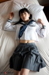 bed girlz_high moriyama_kotone pleated_skirt sailor_uniform school_uniform skirt summer_special_01 twintails rating:Safe score:0 user:nil!