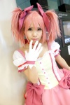 choker cosplay dress gloves hair_ribbons kaname_madoka pink_hair puella_magi_madoka_magica twintails uri rating:Safe score:0 user:pixymisa