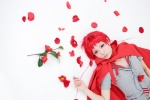 cape cosplay flowers ibara red_hair ruiko school_uniform zone-00 rating:Safe score:1 user:pixymisa