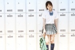 backpack blouse costume kneesocks kobayashi_kana pleated_skirt school_uniform skirt welcome_to_paradise rating:Safe score:1 user:nil!