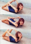 beach cleavage gakuen ichikawa_yui one-piece_swimsuit stretch swimsuit rating:Safe score:1 user:nil!